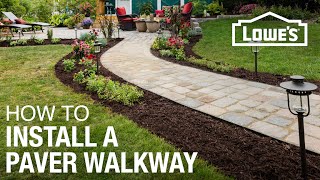 How to Design and Install a Paver Walkway [upl. by Enerod]