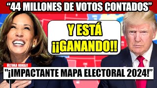 ¡¡¡INCREÍBLES RESULTADOS DE VOTACIÓN TEMPRANA ¡Impactante Mapa Electoral 2024 Kamala vs Trump [upl. by Sinoda]