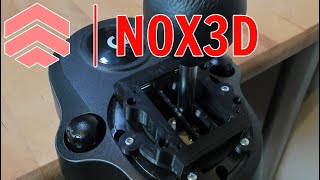 NOX3D Logitech Gear Shift Mod REVIEW 💪STRONGER TACTILE💪 Shifts SIM RACING HARDWARE [upl. by Berthe]