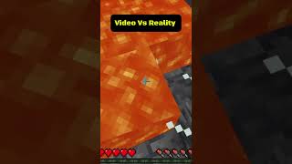 Video VS Reality 😭  Sajjas Playz minecraft minecraftmemes minecraftshorts trending [upl. by Nauj]