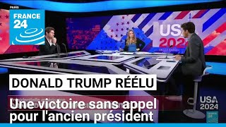 Donald Trump officiellement réélu  une victoire sans appel • FRANCE 24 [upl. by Nnomae]