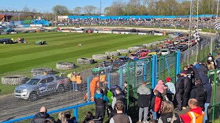 Cowdenbeath racewall bangers race 1 27th April 2024 [upl. by Ais]