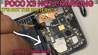 POCO X3 NOT Charging Battery Problem  FREE Repair DIY [upl. by Aekal]