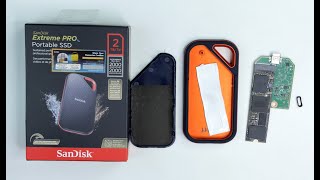 SanDisk 2TB Extreme Pro Portable SSD Unboxing and Teardown  NVMe M2 SSD [upl. by Lyssa]