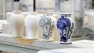 Royal Delft  How its made  Delft Blue [upl. by Eidnyl]