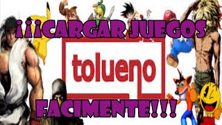 ¡¡¡Como cargar juegos fácilmente en la TOLUENO Tutorial [upl. by Genisia96]