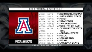 Arizonas 2023 football schedule Previewing the Wildcats’ season [upl. by Mairam]