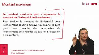 L’indemnisation du licenciement abusif [upl. by Luella]