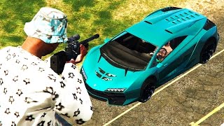 NAJLEPSZY SNAJPER W MIEŚCIE  GTA 5 Best Moments [upl. by Araek514]