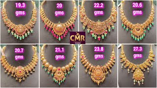 Lightweight Necklaces starting from 17 gms  Unique amp Trendy Necklaces  CMR Jewellers  Telangana [upl. by Ragg]