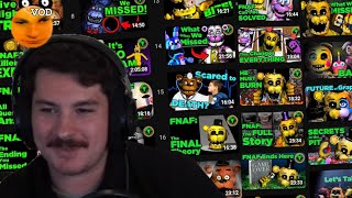 WATCHING EVERY FNAF GAME THEORY FOR CHARITY feat altrive Jawsh Charity Vod [upl. by Mariam721]