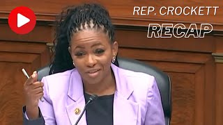 Rep Crockett Debunks FEMA Conspiracy Theories at Oversight Hearing [upl. by Lyndsay]