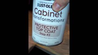 Rustoleum cabinet transformations step 3 [upl. by George581]