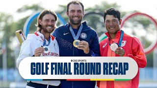 Scottie Scheffler Wins GOLD MEDAL In Mens Olympic Golf I CBS Sports [upl. by Cherrita697]