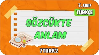 Sözcükte Anlam 📙 tonguçCUP 1Sezon  7TURK2 2024 [upl. by Eniger]