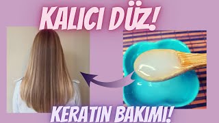 Japon sırrı🌿Uzun süre kalıcı saç düzleştirmeye doğal ve etkili keratin [upl. by Acimat]