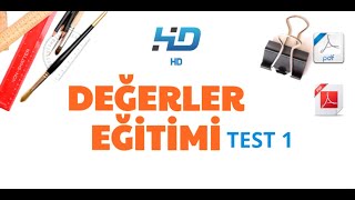 Değerler Eğitimi ekys [upl. by Lipinski]