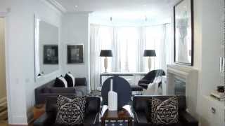 Interior Design — Sophisticated amp Timeless HighContrast Waterfront Home [upl. by Luci]