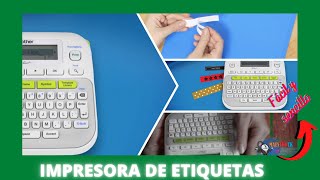 IMPRESORA DE ETIQUETAS PTD210 👉👉👉GRAN AYUDA PARA DOCENTES ESTUDIANTES Y EL HOGAR👈👈 [upl. by Yrkcaz83]