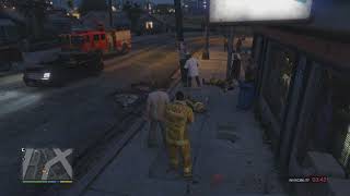 GTA V families kills firefighter part 81 [upl. by Names]