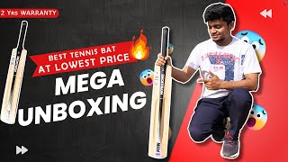 Best Quality Hard Tennis Bat  Decathlon FLX 900 Max Bat  Unboxing amp Honest Review [upl. by Yelyr739]