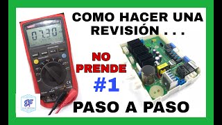 ✅REVISION PASO A PASO DE UNA TARJETA ELECTRONICA PARTE 1 [upl. by Nohshan132]