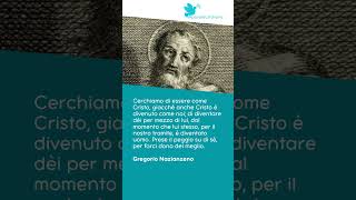 Gregorio Nazianzeno  Essere come Cristo [upl. by Maxentia]