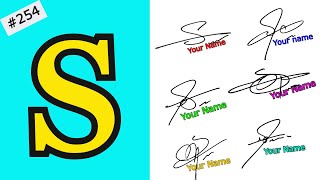 S signature  Signature style of my name  S Signature style  How to Create my own Signature [upl. by Ayomat]