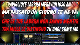 Dorelli  Meravigliose Labbra  Karaoke [upl. by Armbrecht864]