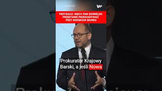 Przydacz domaga się powrotu Barskiego Niech Korneluk opuści gabinet [upl. by Llehcim]