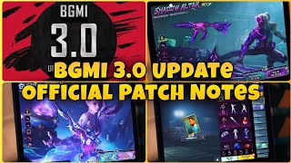 BGMI 30 Update Patch Notes  Next Ultimate Sets  Shadow Force Mode  30 Update Release Date [upl. by Tadio]