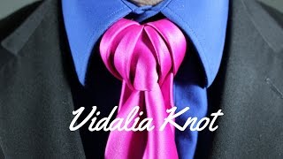 How To Tie a Tie Vidalia Knot [upl. by Airdnna]