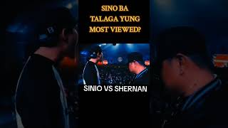 SINIO VS SHERNAN MOST VIEWED SINIO rapbattle [upl. by Hale698]