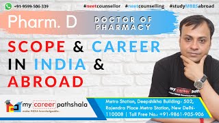 Pharm D Scope and salary in India [upl. by Affer]