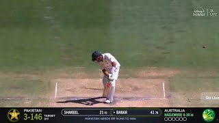 Babar Azam Wicket Today  Babar Azam Out Today  Pakistan vs Australia 2nd Test Day 4 Highlights [upl. by Ettegroeg]