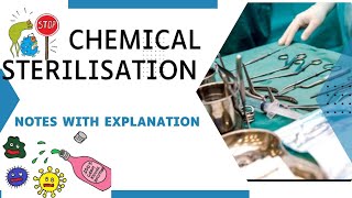 chemical sterilisation sterilisation methods Methods of sterilisation [upl. by Einaffit]