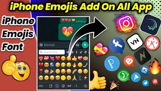 iOS Emojis On Android Samsung  iOS 146 EMOJIS on Samsung 🔥 [upl. by Nirb616]