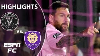 Lionel Messi HIGHLIGHTS from Inter Miami’s win vs Orlando City  Leagues Cup  ESPN FC [upl. by Karoline]