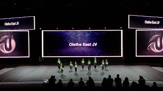 2024 DTU National Championship  OLATHE EAST JV JUNIOR VARSITY POM FINALS [upl. by Noned]