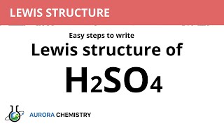 Draw Lewis structure of H2SO4  Sulphuric acid [upl. by Hsetirp]