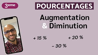 Pourcentage  Augmentationdiminution [upl. by Nahshu]