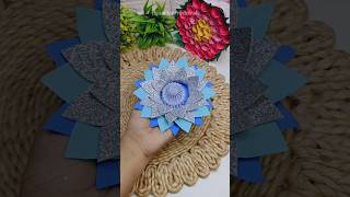 DIY Easy Paper Diya Ideas for Diwali Decoration ✨ artandcraft diy trending shorts viral [upl. by Aisirtap]