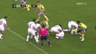 The Anatomy of a Try  Lamerat Castres vs Clermont May 2014 [upl. by Lumpkin]