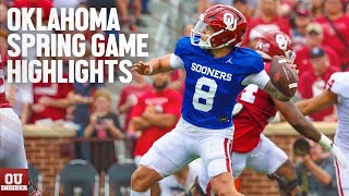 Oklahoma Sooners Spring Game Full Highlights [upl. by Nirag300]