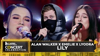 Alan Walker X Emelie Hollow X Lyodra  Lily  INDONESIAN TELEVISION AWARDS CONCERT CELEBRATION 2023 [upl. by Sirhc]