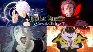 Jujutsu Kaisen Cursed ClashAll Domain Expansions Gameplays JPN amp ENG DUB [upl. by Baalbeer]