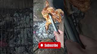 Delicious charcoal grilled chicken part 2 mukbang [upl. by Coleville]