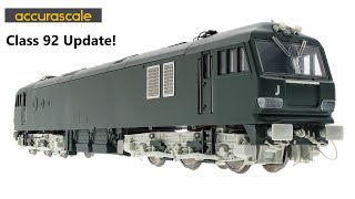 Accurascale Class 92 A Closer Look and Update [upl. by Annawat]