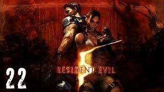 Resident Evil 5 Walkthrough SRank Part 22  Wesker and Jill Fight [upl. by Aerdnaed]