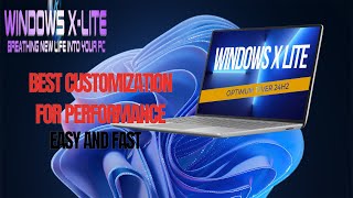 Windows 11 24H2 X Lite Install and Quick Experience  Windows for LowEnd PC and Gaming Performance [upl. by Bernadina]